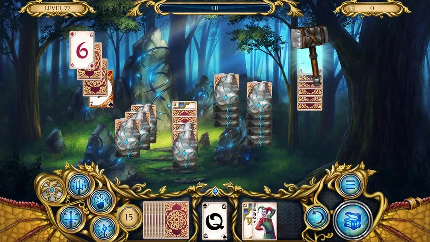 Скриншот 3 к игре Solitaire. Dragon Light