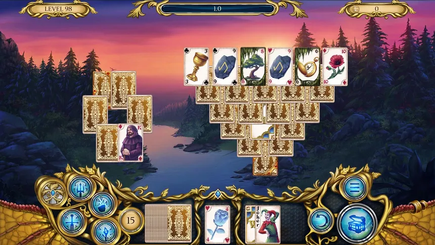 Скриншот 4 к игре Solitaire. Dragon Light
