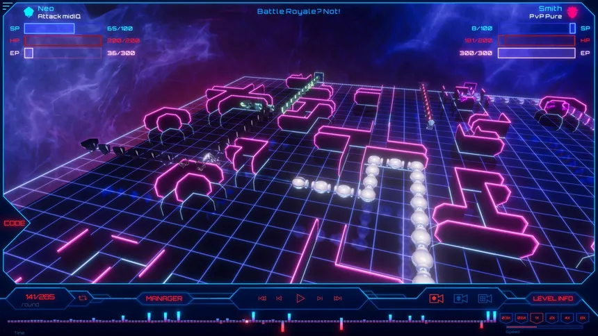 Скриншот 1 к игре RoboSnakes: Core Wars Legacy