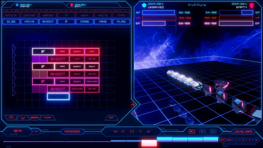 Скриншот 2 к игре RoboSnakes: Core Wars Legacy
