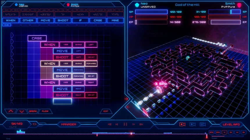 Скриншот 4 к игре RoboSnakes: Core Wars Legacy