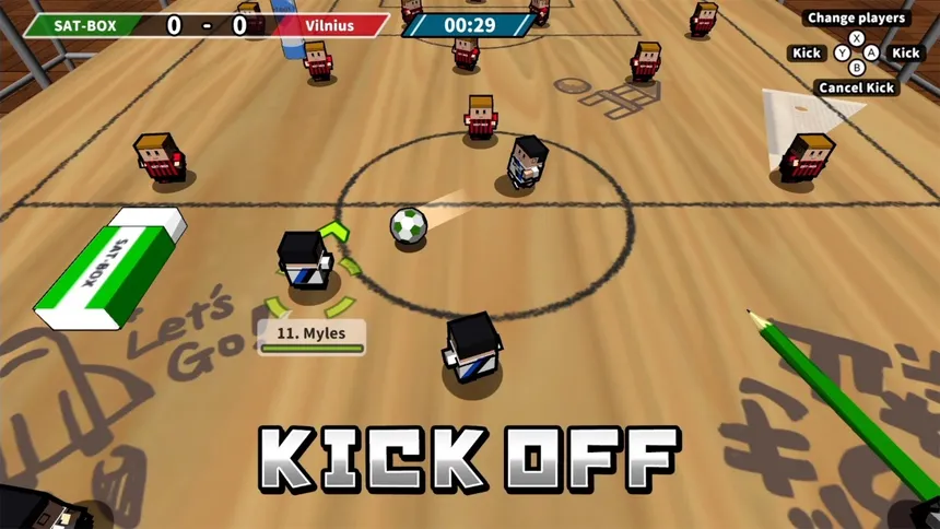 Скриншот 2 к игре Desktop Soccer / 机でサッカー
