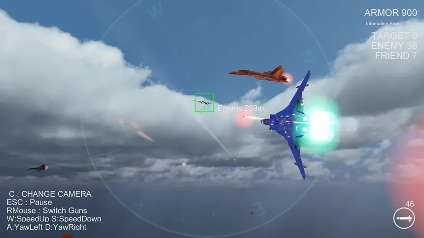 Скриншот 6 к игре Air Combat XF