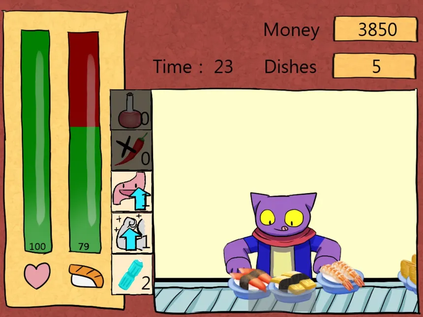 Скриншот 4 к игре Otiiz's adventure - Sushi Champ