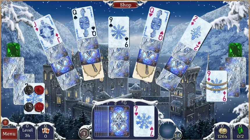 Скриншот 3 к игре Jewel Match Solitaire Winterscapes