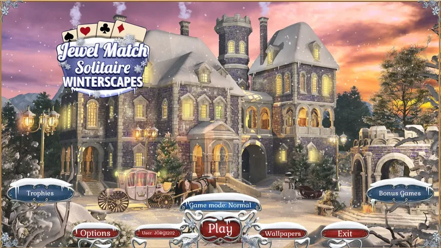 Скриншот 4 к игре Jewel Match Solitaire Winterscapes