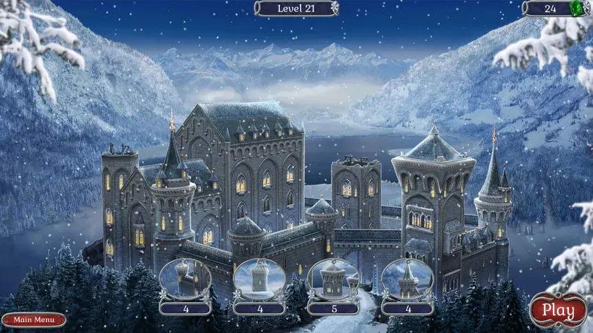 Скриншот 7 к игре Jewel Match Solitaire Winterscapes
