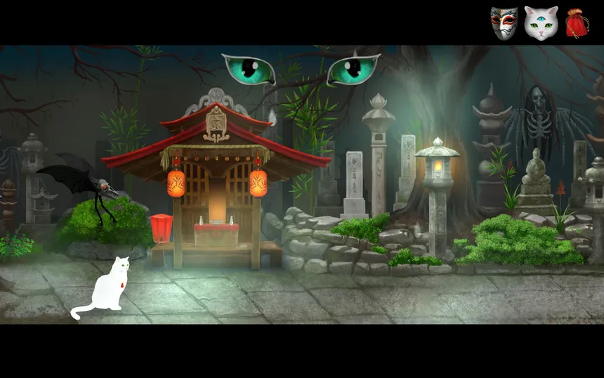 Скриншот 4 к игре Cat and Ghostly Road