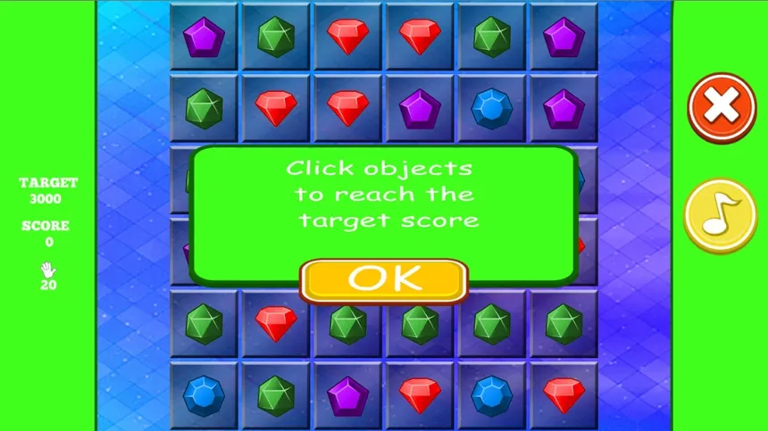 Скриншот 2 к игре Jewel Puzzle Click