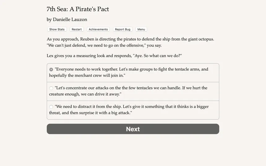 Скриншот 3 к игре 7th Sea: A Pirate's Pact