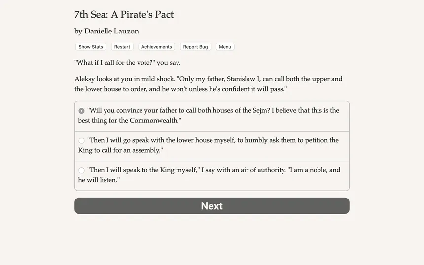 Скриншот 4 к игре 7th Sea: A Pirate's Pact