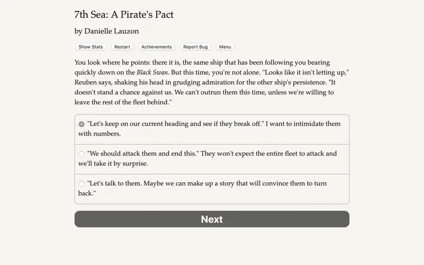 Скриншот 5 к игре 7th Sea: A Pirate's Pact