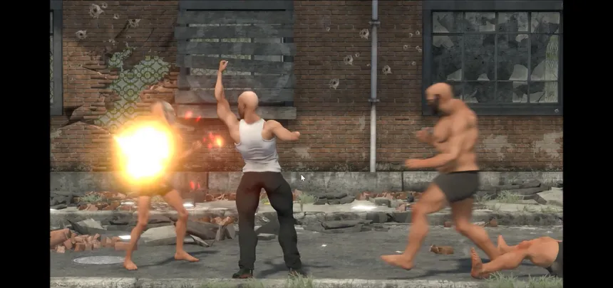 Скриншот 1 к игре Vip Em Up - The action movies stars beat em up Ep.0 ( beta )