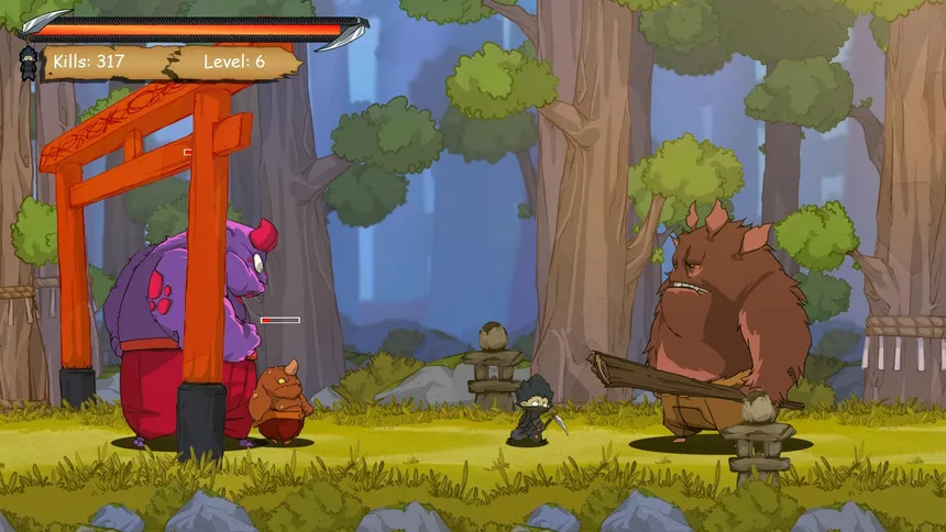 Скриншот 2 к игре Ninja Power Slasher
