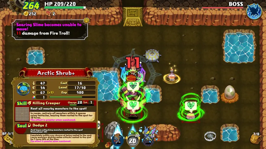 Скриншот 1 к игре Dragonfang - Drahn's Mystery Dungeon