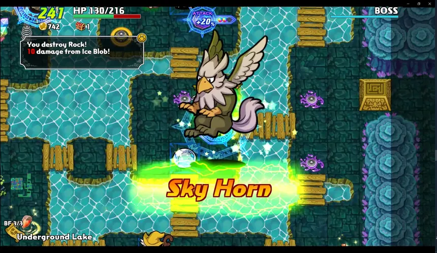 Скриншот 2 к игре Dragonfang - Drahn's Mystery Dungeon