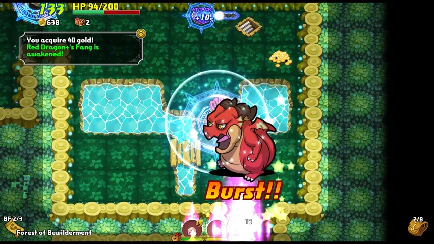 Скриншот 4 к игре Dragonfang - Drahn's Mystery Dungeon