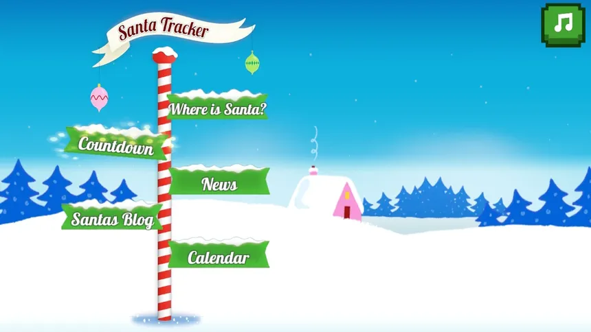 Скриншот 1 к игре Santa Tracker