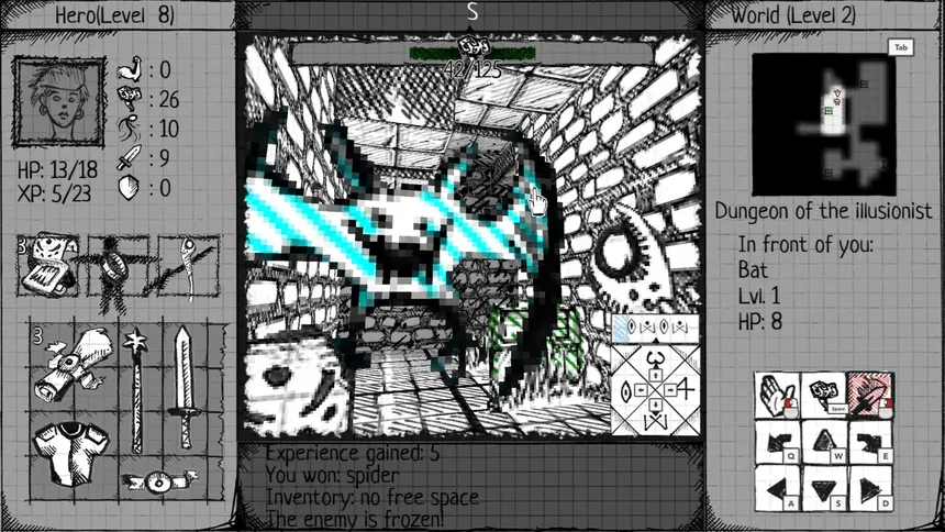 Скриншот 6 к игре Drawngeon: Dungeons of Ink and Paper