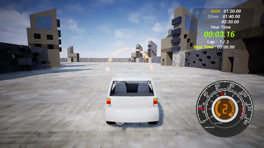 Скриншот 1 к игре Flex Apocalypse Racing
