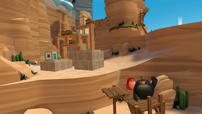 Скриншот 4 к игре Angry Birds VR: Isle of Pigs
