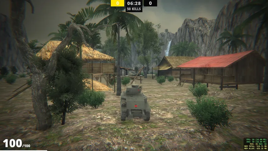 Скриншот 4 к игре Aussie Battler Tanks