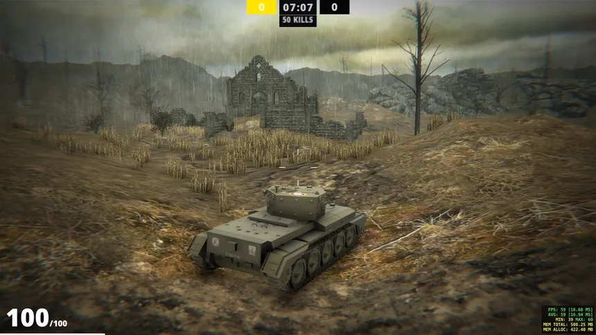 Скриншот 5 к игре Aussie Battler Tanks
