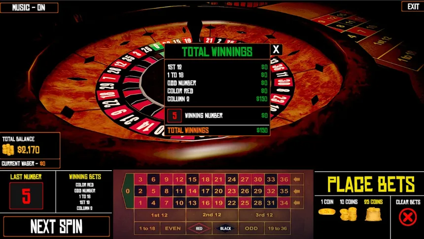 Скриншот 2 к игре Roulette Simulator 2