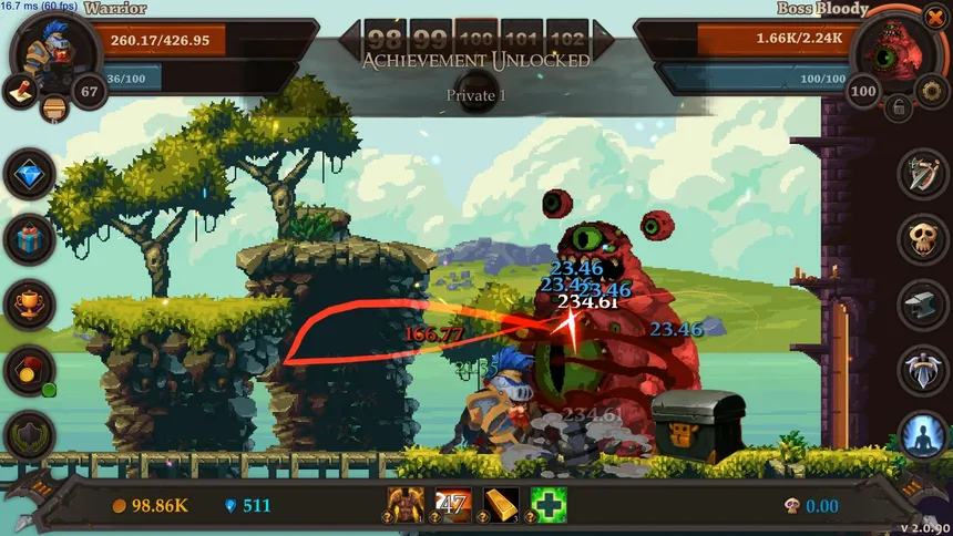 Скриншот 1 к игре Clicker Warriors