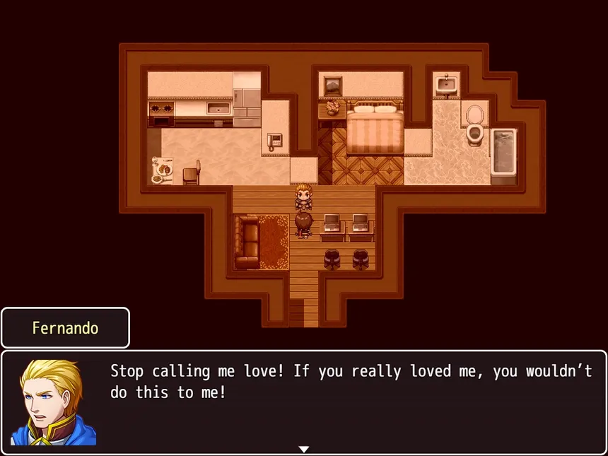 Скриншот 5 к игре Sick Love - An RPG Maker Novel