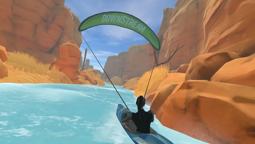 Скриншот 6 к игре DownStream: VR Whitewater Kayaking