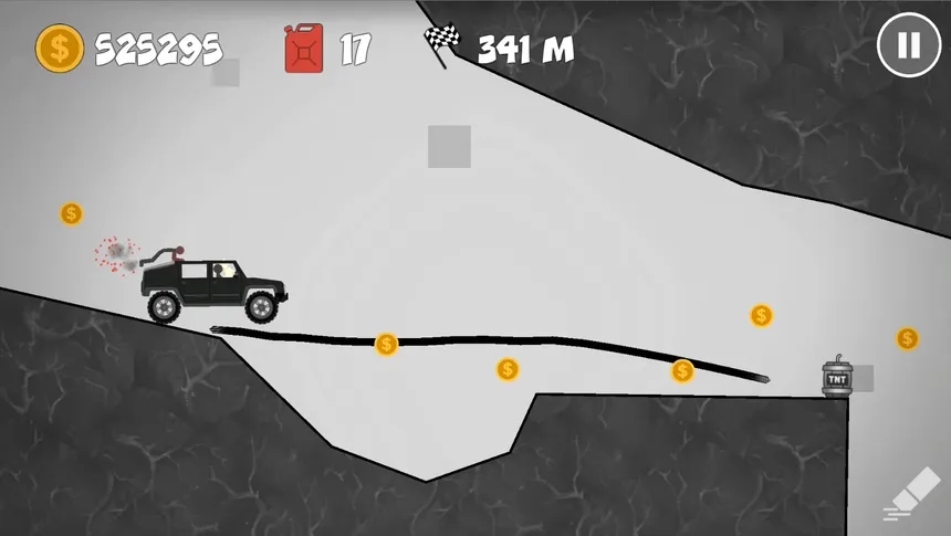 Скриншот 2 к игре Stickman Racer Road Draw 2