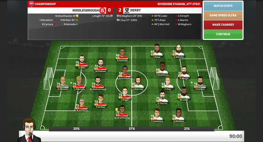 Скриншот 6 к игре Club Soccer Director PRO 2020