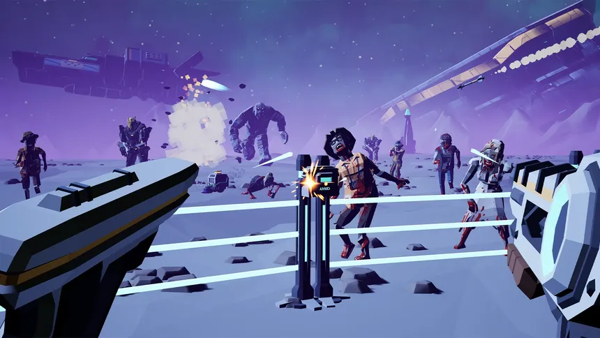 Скриншот 1 к игре Last Line VR: A Zombie Defense Game