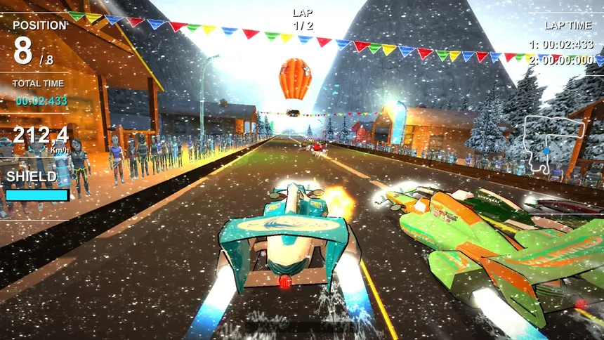 Скриншот 1 к игре Future Aero Racing S Ultra