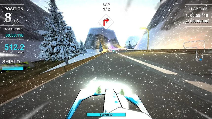 Скриншот 6 к игре Future Aero Racing S Ultra