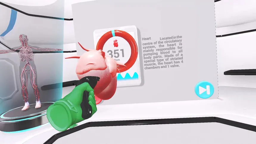 Скриншот 1 к игре VRLab Academy Anatomy VR