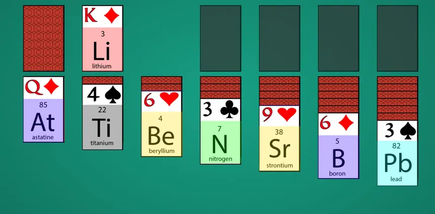 Скриншот 4 к игре Solitaire: Learn Chemistry