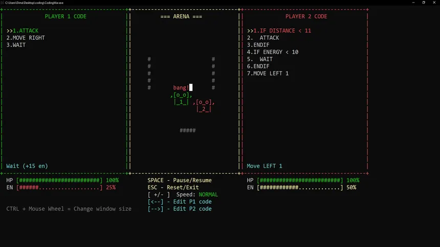 Скриншот 1 к игре Coding War
