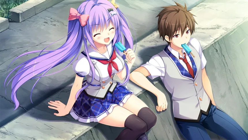 Скриншот 2 к игре Sankaku Renai: Love Triangle Trouble