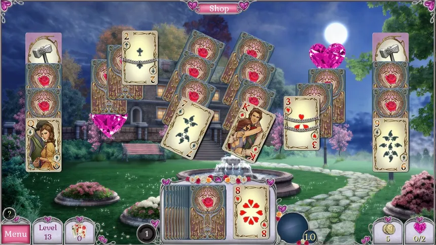 Скриншот 1 к игре Jewel Match Solitaire L'Amour