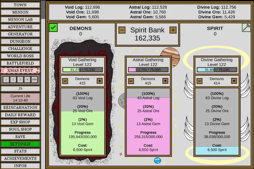 Скриншот 1 к игре Wizard And Minion Idle