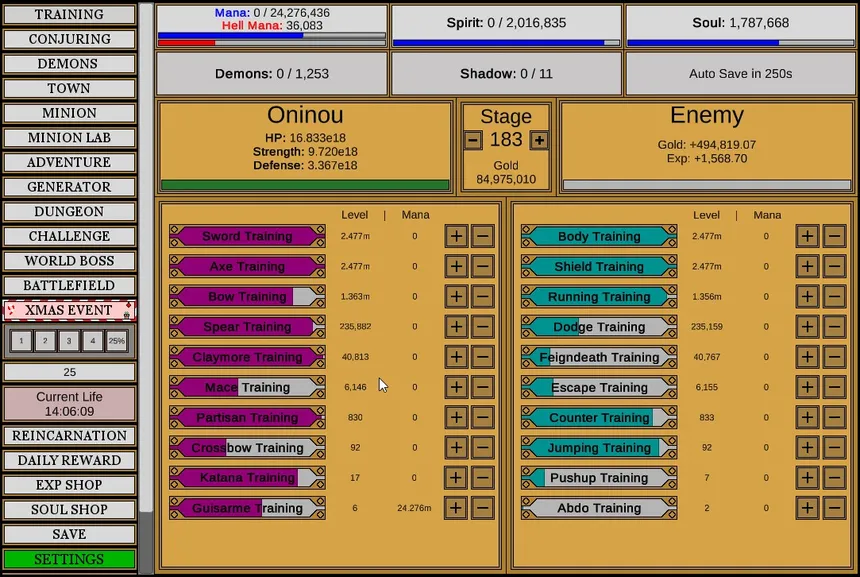 Скриншот 4 к игре Wizard And Minion Idle