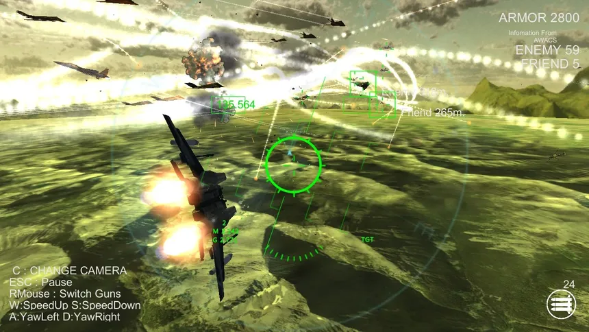 Скриншот 4 к игре SkyGameChanger-AirCombat II-
