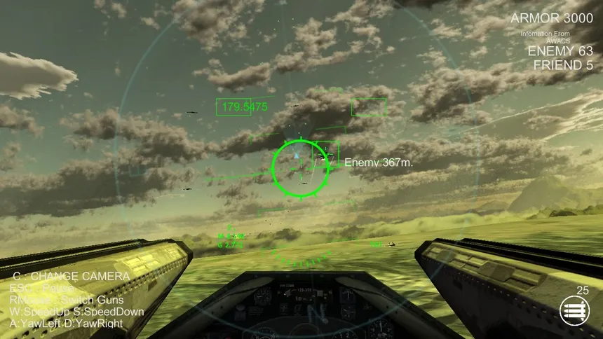 Скриншот 5 к игре SkyGameChanger-AirCombat II-