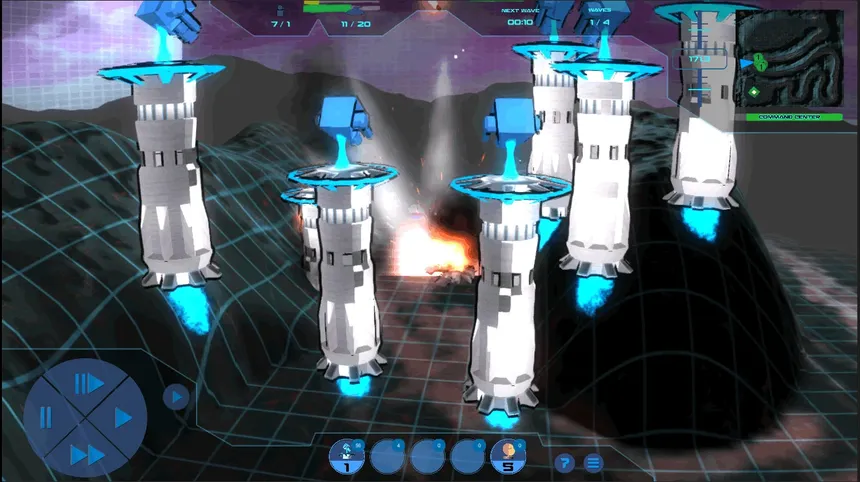 Скриншот 1 к игре Galactic Tower Defense