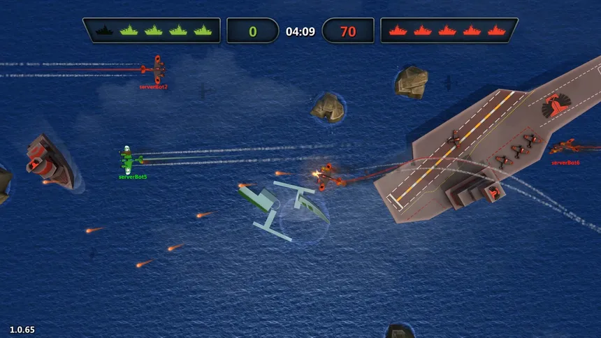 Скриншот 1 к игре brainCloud Bombers