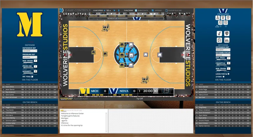 Скриншот 1 к игре Draft Day Sports: College Basketball 2019