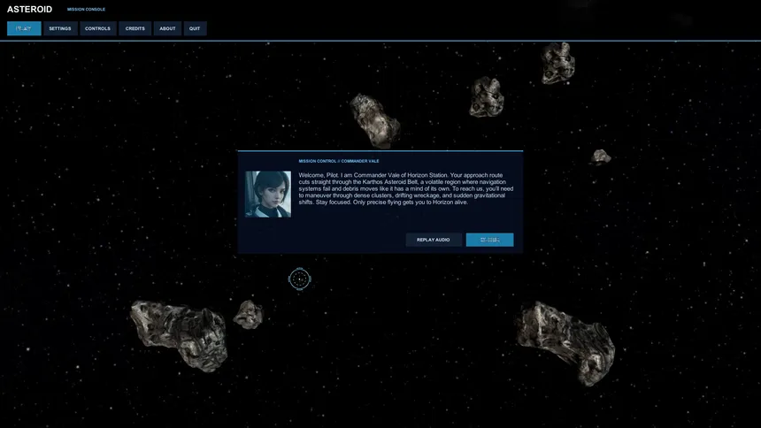 Скриншот 2 к игре Asteroid Navigation
