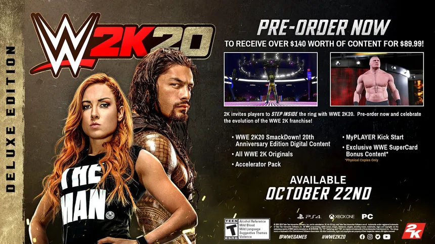 Скриншот 1 к игре WWE 2K20